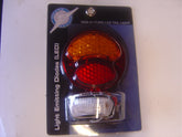 A-13416-L LED Conversion for tail lights. 6 volt- Red/Amber Left side (w license light)