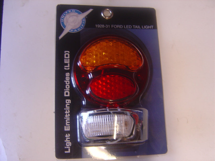 A-13418-L LED Conversion for tail lights. 12 volt Red/Amber Left side (w license light)