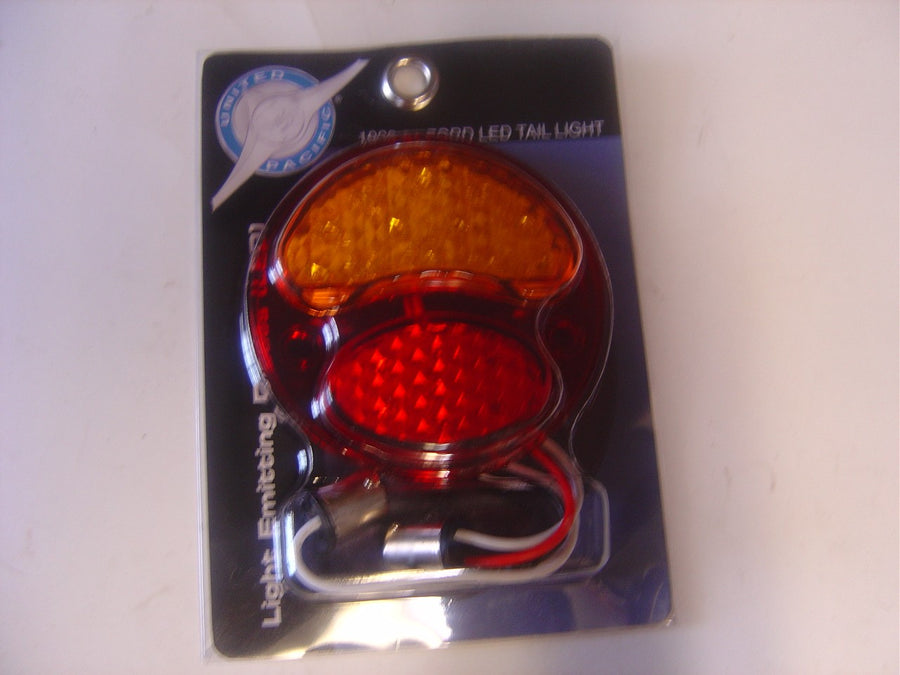 A-13418-R LED Conversion for tail lights. 12 volt Red/Amber Right side (w/o license light)