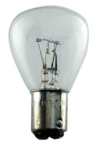 A-13007-A Headlight Bulb- 50-32 Candle Power- 6 Volt