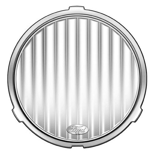A-13060-A 1928 Headlight Lens- Fluted With Ford Script