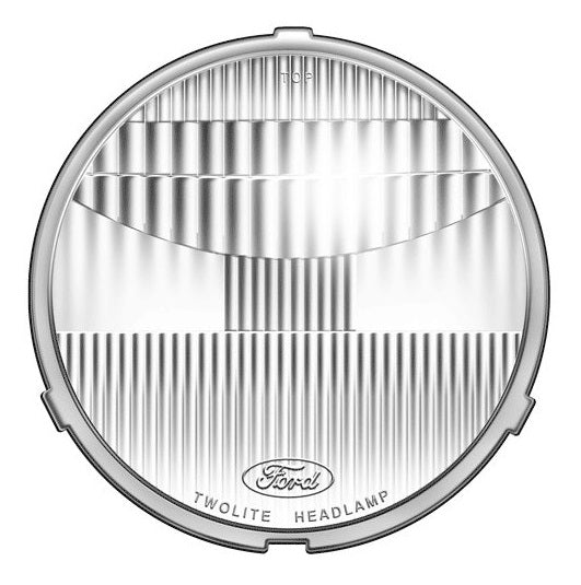 A-13060-B 1929-1931 Headlight Lens With Ford Script
