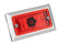 A-13361R-12V RED TURN SIGNAL LIGHT- FITS IN BETWEEN BUMPER BARS- 12 VOLT