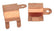 A-13819 Horn Terminal Wire Connectors-Pr-Copper
