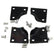 A-16751 Hood Latch Clip Set - Plain Steel