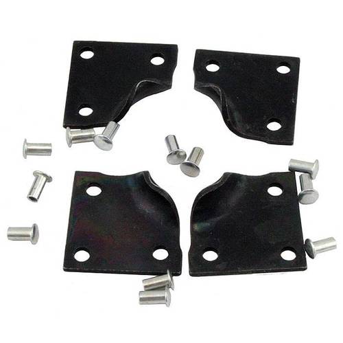 A-16751 Hood Latch Clip Set - Plain Steel