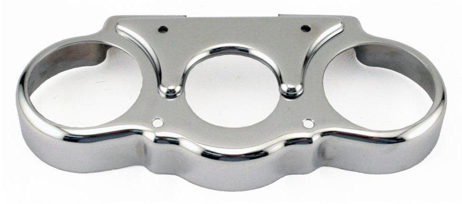A-18107-A Dual Gauge Bracket- Chrome- 1928-Mid 1931