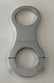 A-18110 Single Gauge Bracket- Mounts To Steering Column- Polished Aluminum