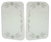 A-18201-E Etched Windwing Glass-30-1 Deluxe Roadster/Phaeton