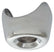 A-37154-B Open Car Windshield Frame Cone- Chrome