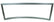 A-45401-B 1930-1931 Closed Car Windshield Frame- Plain Steel- USA Made and Nice!! Fits 1930-1931 Coupes, Sport Coupes, Tudor Sedans, Pickups and 1930 Briggs and Murray 4 door Sedans