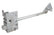 A-48502-L LEFT DOOR LATCH FOR SLANT WINDSHIELD 4 DOOR AND 68C CABRIOLET