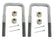 A-5455-A Front Spring U-Bolts W/Nuts PAIR 1928-1929