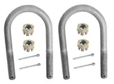 A-5455-B Front Spring U-Bolts With castle Nuts-Pair 1930-1931