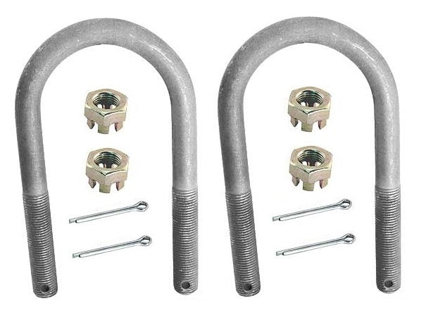 A-5455-B Front Spring U-Bolts With castle Nuts-Pair 1930-1931