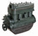 A-6005-D Rebuilt Inserted Balanced Long Block Engine W/ Model A Clutch