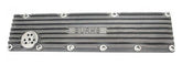 A-6011 Burns Finned Aluminum Valve Cover- Unpolished- USA Made