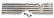 A-6012 Finned Aluminum Left side engine cover