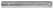 A-7506-AR Pedal Shaft- 1928- 3/4" diameter