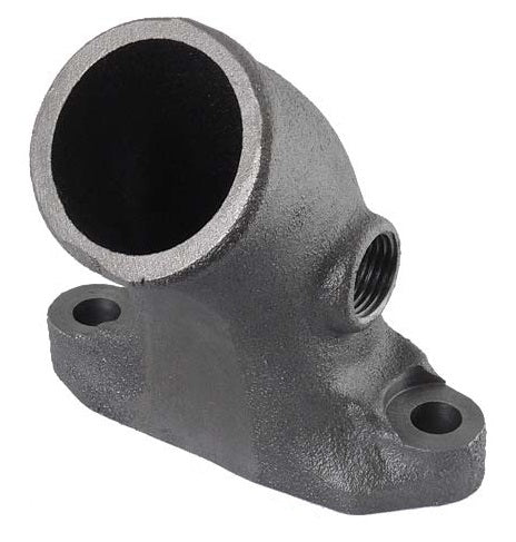 A-8250-AD Water Outlet Neck- 1928-1929- Cast Iron- Drilled and tapped for temperature gauge