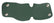 A-8506-G Green Leather Water Pump Cover