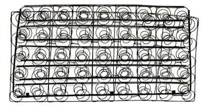 A-85501 Seat Spring-1928-1929 60A , 60B and 60C leatherback 4 door front seat backrest springs