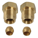 A-9245 Outside Fuel Line Fittings- 9/16"- Pair