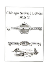 A-99010-C Chicago Service Letters Book 1930-31
