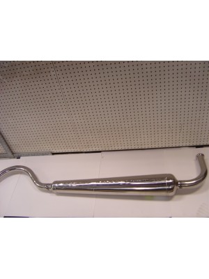 A-5230-SS  Muffler Polished Stainless Steel USA Made