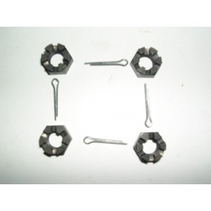 A-5340  Spring Shackle Castle Nuts Set/4