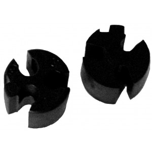 A-14584-B  Headlight Plug 1929-1931 Black Plastic- USA Made