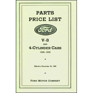 A-99006  Model A Chassis Parts Catalog