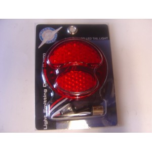 A-13415-R LED Conversion for tail lights. 6 volt ALL Red Right side (w/o license light)
