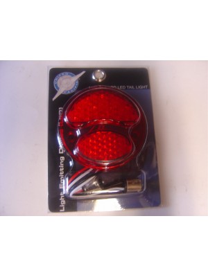 A-13415-R LED Conversion for tail lights. 6 volt ALL Red Right side (w/o license light)