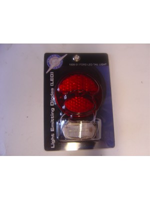 A-13417-L LED Conversion for tail lights. 12 volt ALL Red Left side (w license light)