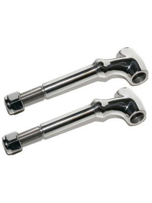 A-3032 Stainless Hot Rod Front Spring Perches- Pair