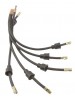 A-12105-MBP  ELECTRONIC IGNITION PLUG WIRE SET - MODERN STYLE WITH BOOTS