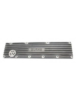 A-6011   Burns Finned Aluminum Valve Cover- Unpolished- USA Made