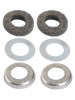 A-8542  Water Pump Bearing Felts, Cup Washers and Flat Washers- Pair of each (6 pieces total)