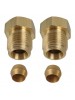 A-9245 Outside Fuel Line Fittings- 9/16"- Pair