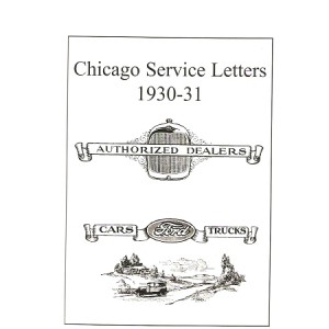 A-99010-C   Chicago Service Letters Book 1930-31